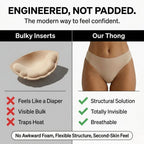 Invisible Camel Toe Thong - High Rise