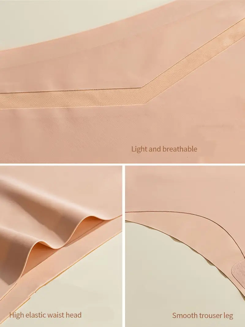 5 units Pack - Seamless Ice Silk Thong – Mid-Rise, Sexy & Minimalist