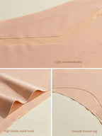 Seamless Ice Silk Thong – Mid-Rise, Sexy & Minimalist