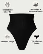 Tummy Control Camel Toe Proof Thong