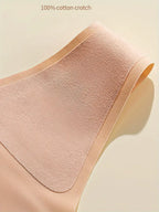 Seamless Ice Silk Thong – Mid-Rise, Sexy & Minimalist